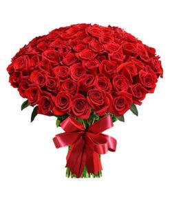 floricultura online e entrega de flores - Buquê 100 rosas vermelhas