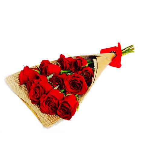floricultura online e entrega de flores - buquê rustico 12 rosas